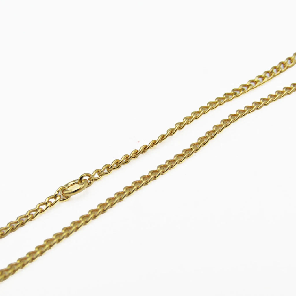 (Good) Celine Metal Pre-Owned Stone Alphabet No 46B0 Gold 6BRA P Bracelet Charm