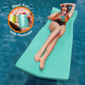 with Recreation Bonus Foam Texas Floating Kool Float Kool Swimming 1.75-in Pool Mint Kan, Mattress Pool Thick