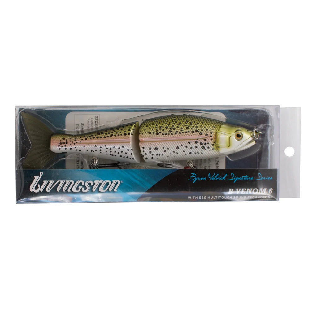 Swimbait Trout Livingston 6 Series-Speckled Lures B³ Venom