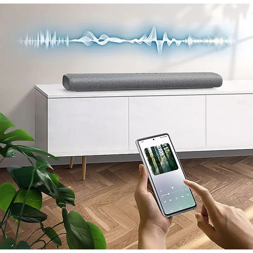 '- Bluetooth Deep Premium Connection, (Open Sound Design, in Box) DTS 3.0ch 2021, Gray Adaptive Soundbar Multi Center Built Atmos, Virtual:X, HW-S50A Dolby with Lite, Speaker,