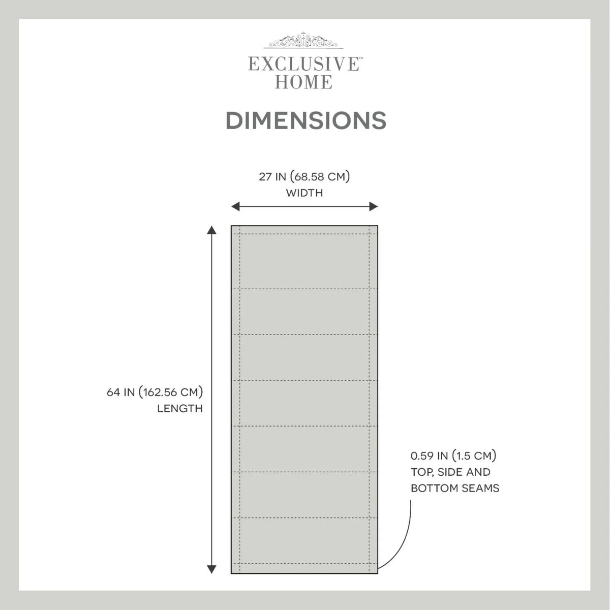 Total Esme Exclusive Blackout Shade, Roman 27"x64", Blue Slate Home