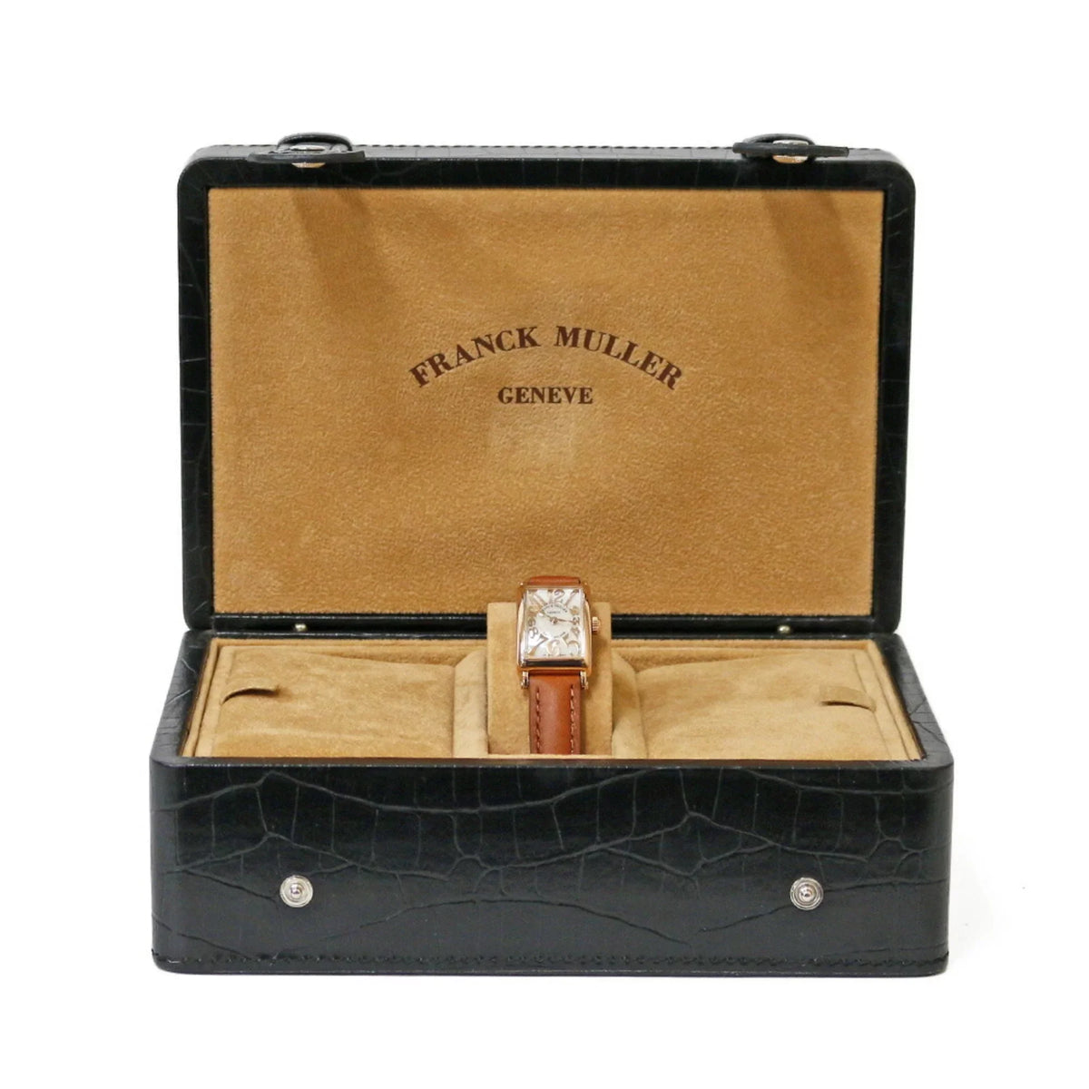MOP2 (Good) K18PG Watch Island Long Pre-Owned MULLER 802 Franck FRANCK Ladies Muller