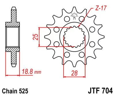 GS JT Sproket & 13-16 Front for Adventure Rear Kit F800 Sprockets