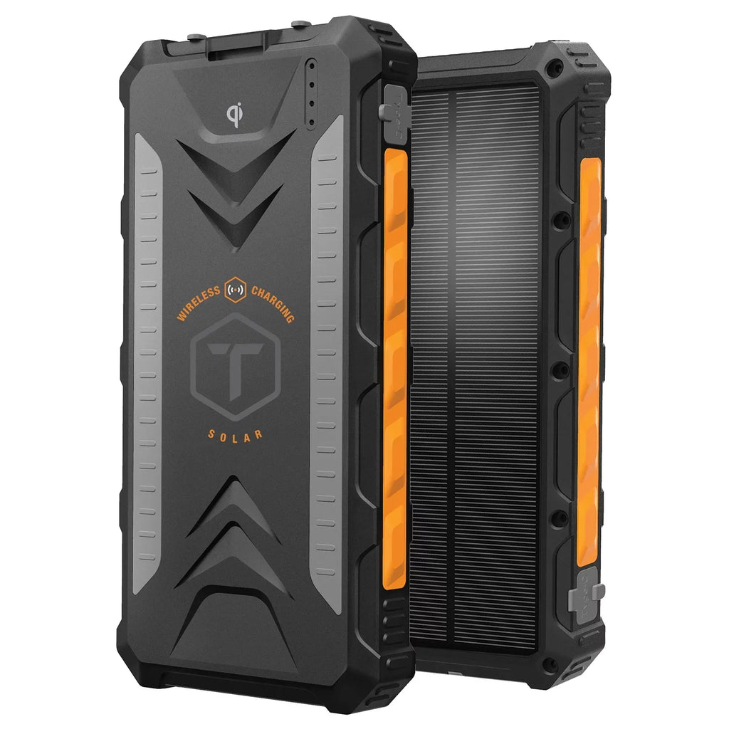 & ToughTested Powerbank MAH 10,000 Charger Portable (ROC10) Solar Wireless