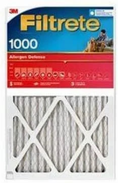 Filtrete 1000, Months 1 MPR Micro Red, Allergen In. Air Defense 9801-4 Quantity Furnace 16x25 4 3 Pleated x Filter, -
