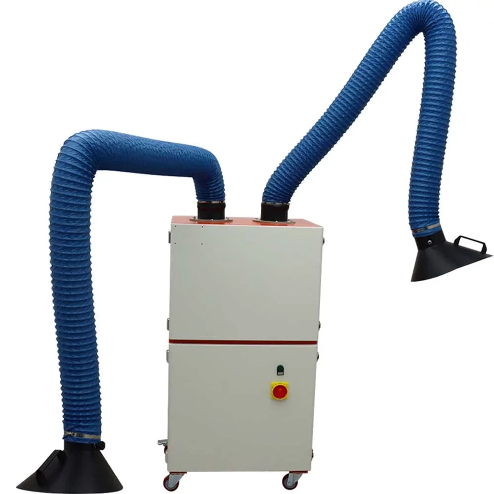 Fume INTBUYING Extractor Dual Mobile Purifier Smoke 220V Arm Welding