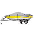 Heavy Denier Boats design), & Duty 16ft 18.5ft Cover 600 Bass to for (Pro dimension & Storage Premium Trailer Boat Protection Boats Travel Ski Fish for