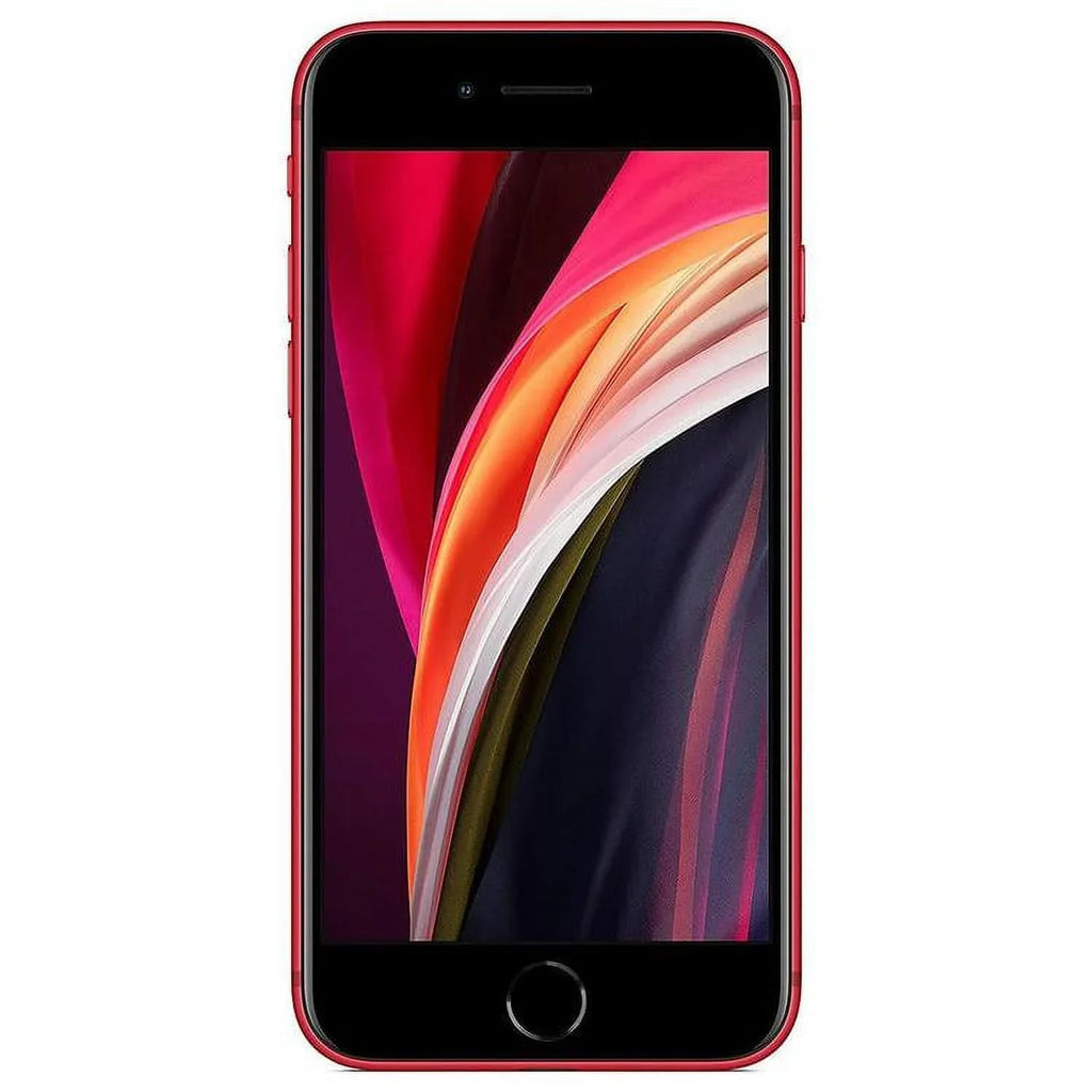(Fully Gen) SE A2275 64GB Tempered Glass w/ iPhone Pre-Installed Restored (Refurbished) (2nd Red Unlocked)