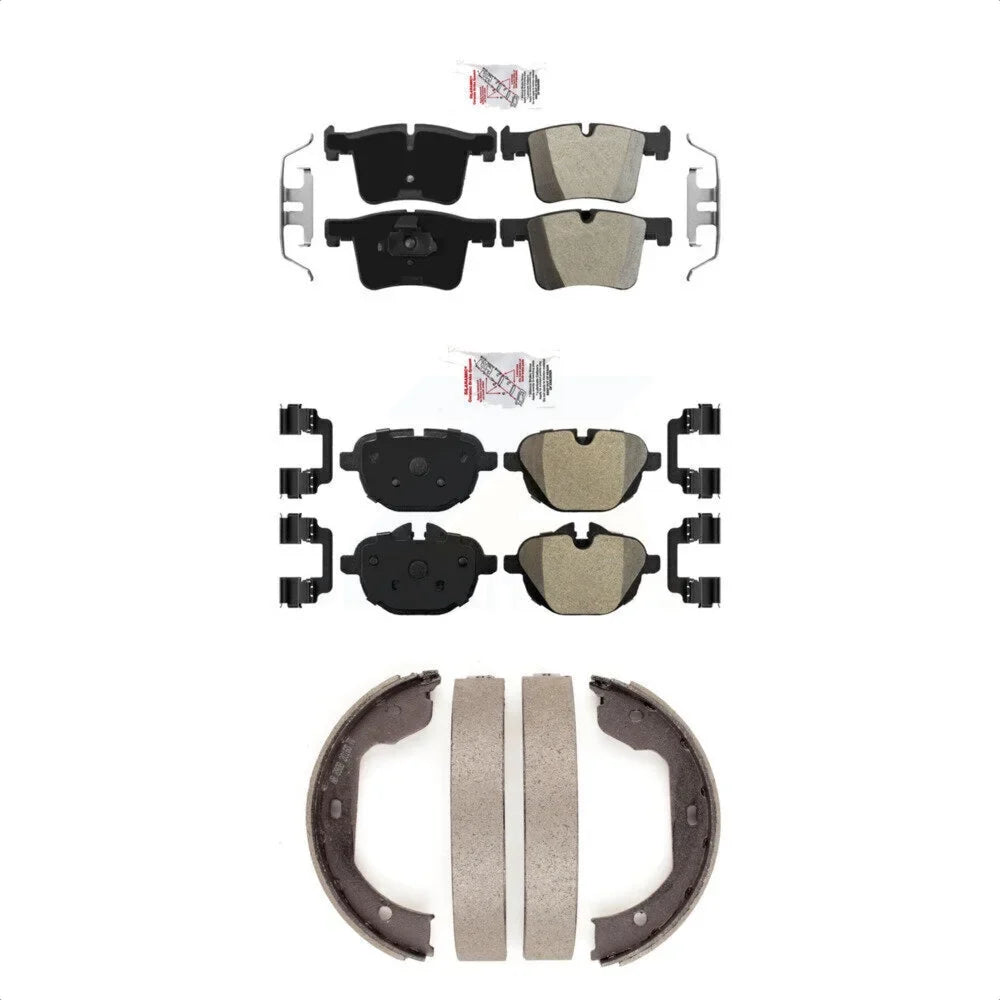 Semi-Metallic Auto Disc 2011 X3 Pads For xDrive28i Transit Brake KNN-100380 Kit Front