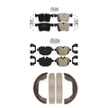 Semi-Metallic Auto Disc 2011 X3 Pads For xDrive28i Transit Brake KNN-100380 Kit Front