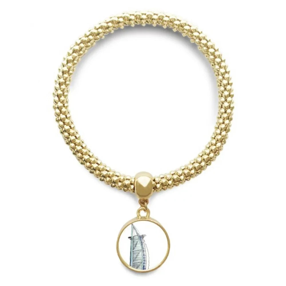 pendant jewelry hotel round luxury burj en chain al-arab bracelet dubai