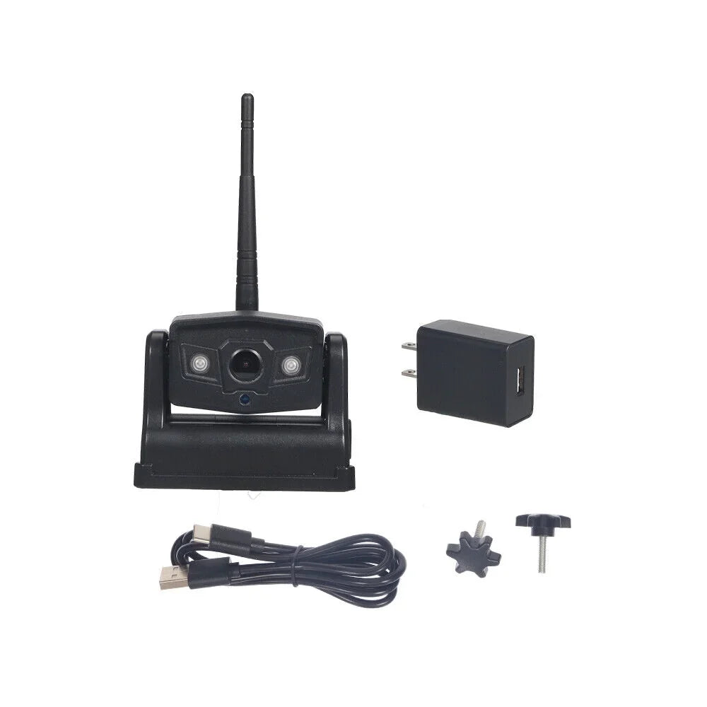 View Battery Jahy2Tech Camera Wireless WiFi Camera, Backup Front/Rear 9600mAh Magnetic