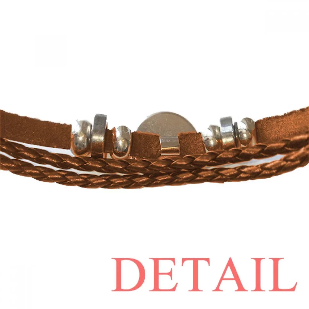 Colourful Wristband Park Amusement Bracelet Facilities Jewelry Pattern Leather Ornament
