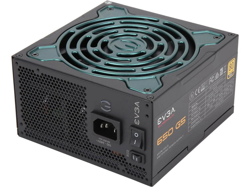 EVGA 150mm 650 ON Plus Fan, 80 Power Compact G5, Eco FDB with Includes Year Tester, Warranty, Gold 650W, 220-G5-0650-X1 Modular, Fully 10 Mode SuperNOVA Power Self Supply dimension,