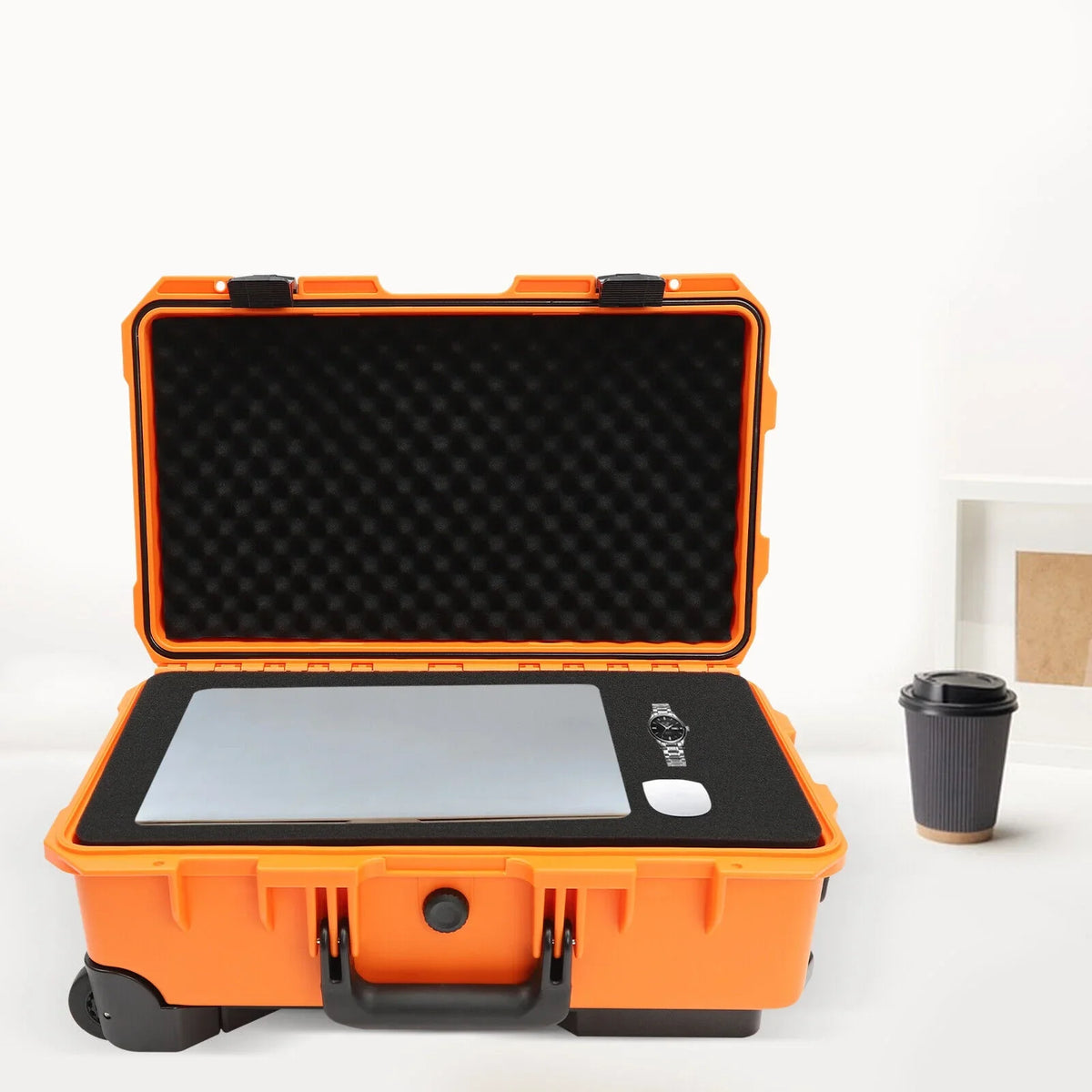 Box 22" Camera Storage Carry Roller Case Camera Waterproof Protect Case Box