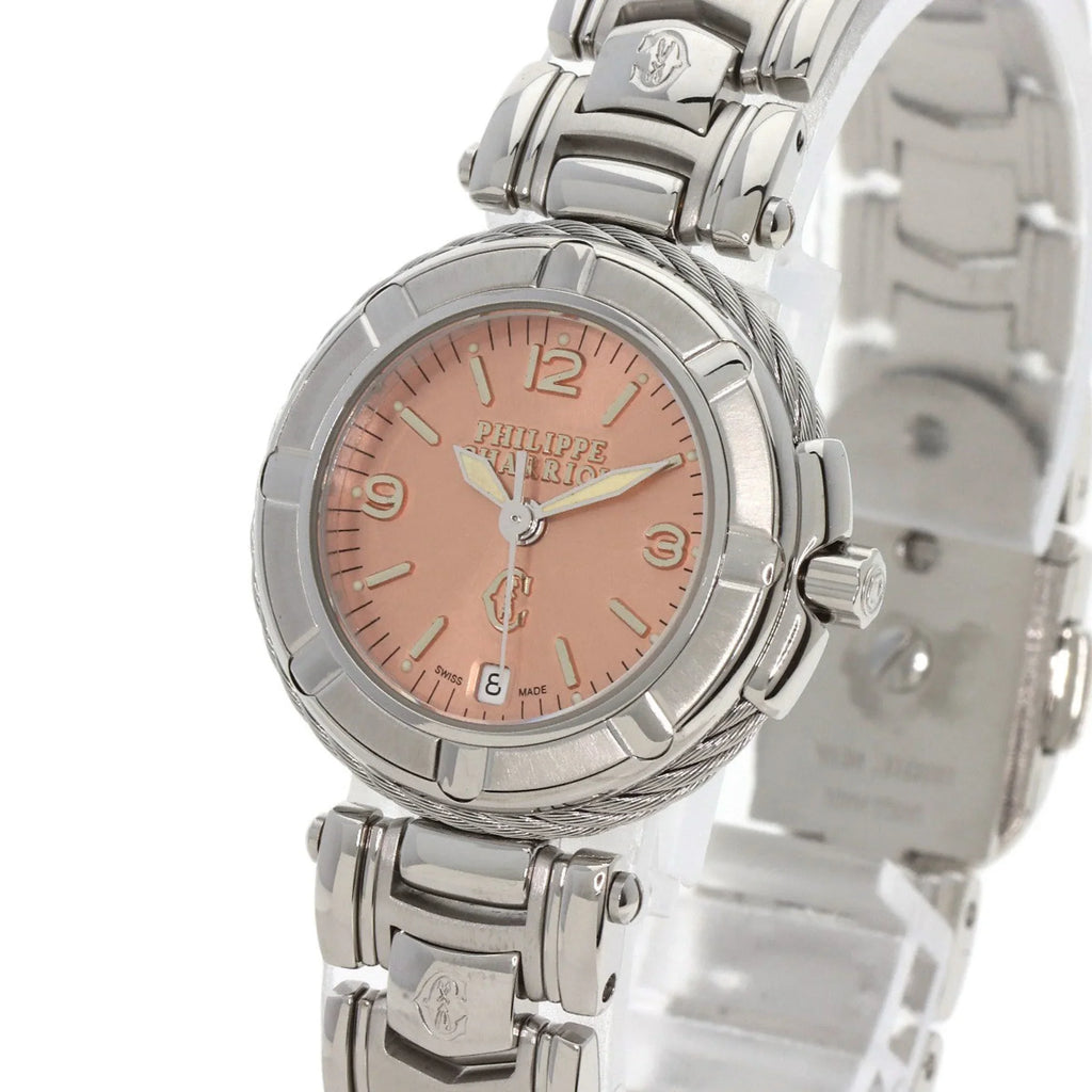 Steel/SS Charriol Ladies PHILIPPE CHARRIOL Watch Pre-Owned (Good) Celtic 53.97.2617 Philippe Stainless