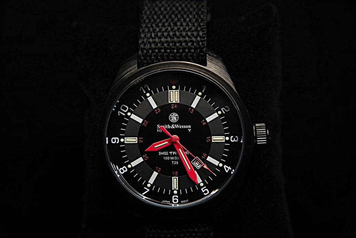 Military Interchange S&W 3 Straps Tritium with Watch