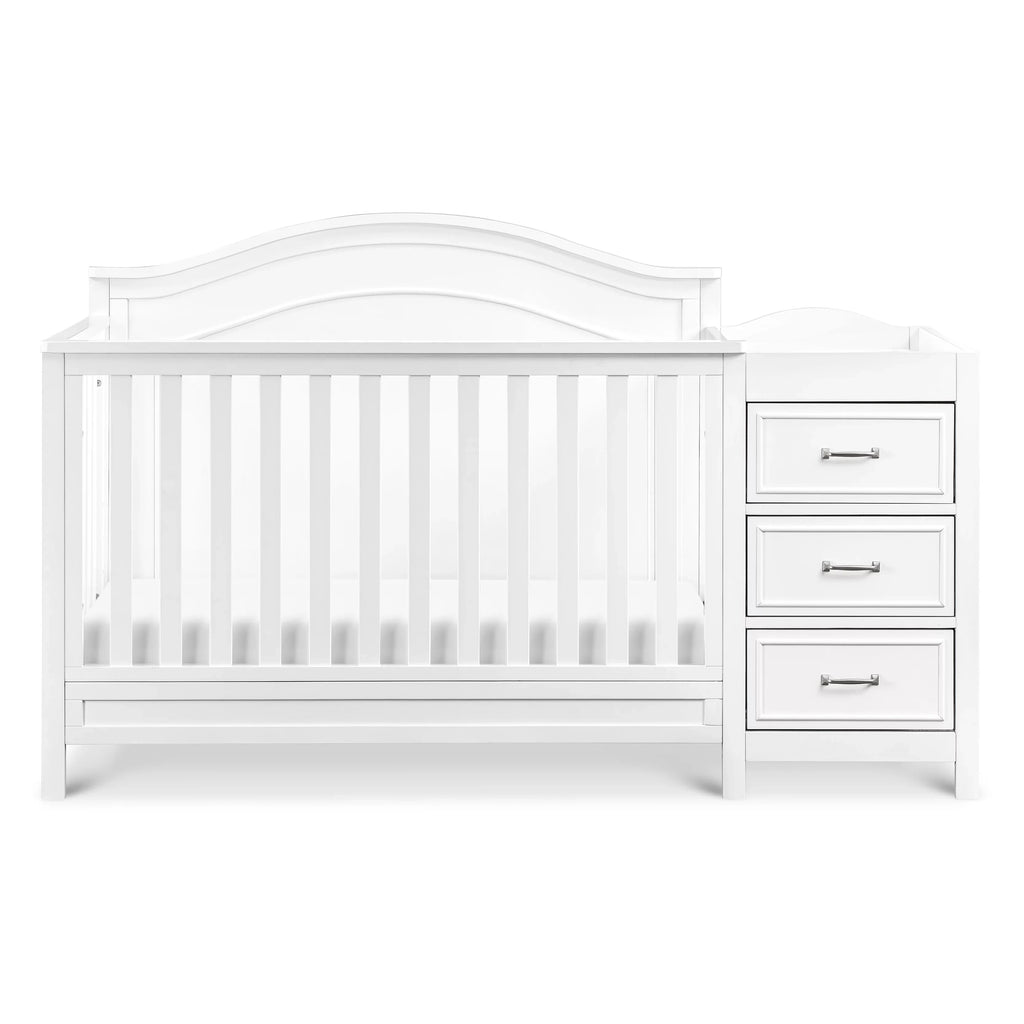 Combo Charlie White DaVinci and Crib in Changer Convertible 4-in-1