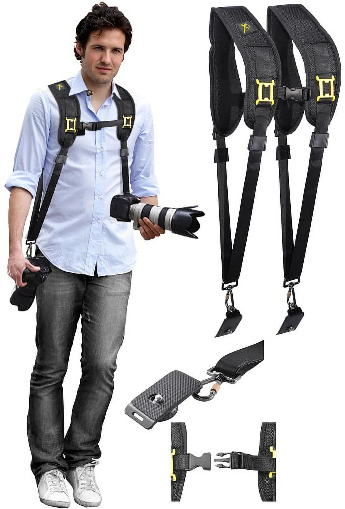 Dual with Strap Quick Shoulder for ILCE-6400 Neck Alpha Release a6400