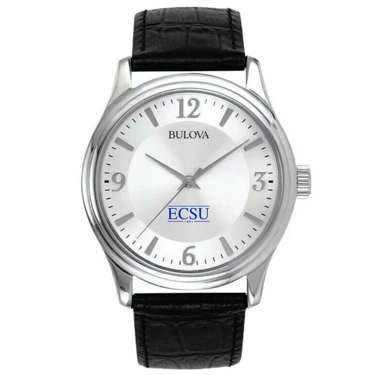 Vikings City University Elizabeth Bulova Watch Leather State Silver Men's