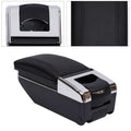 Box Armrest Storage Rest For Container Nissan Console Center Arm Versa/Tiida/Latio ZhdnBhnos Black 2007-2011 Rotatable Holder Car