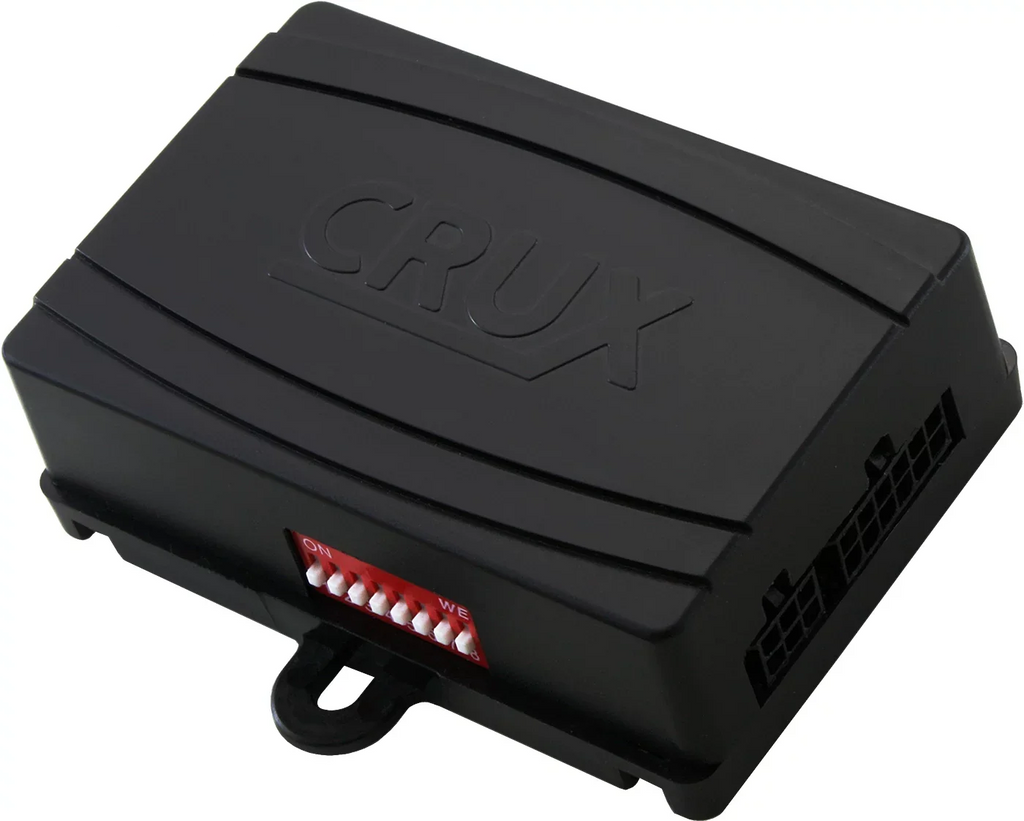 A/V Side with Crux View RFM-TUN Tundra Input Mounted and Integration for Mirror Multi Toyota Interface Cameras