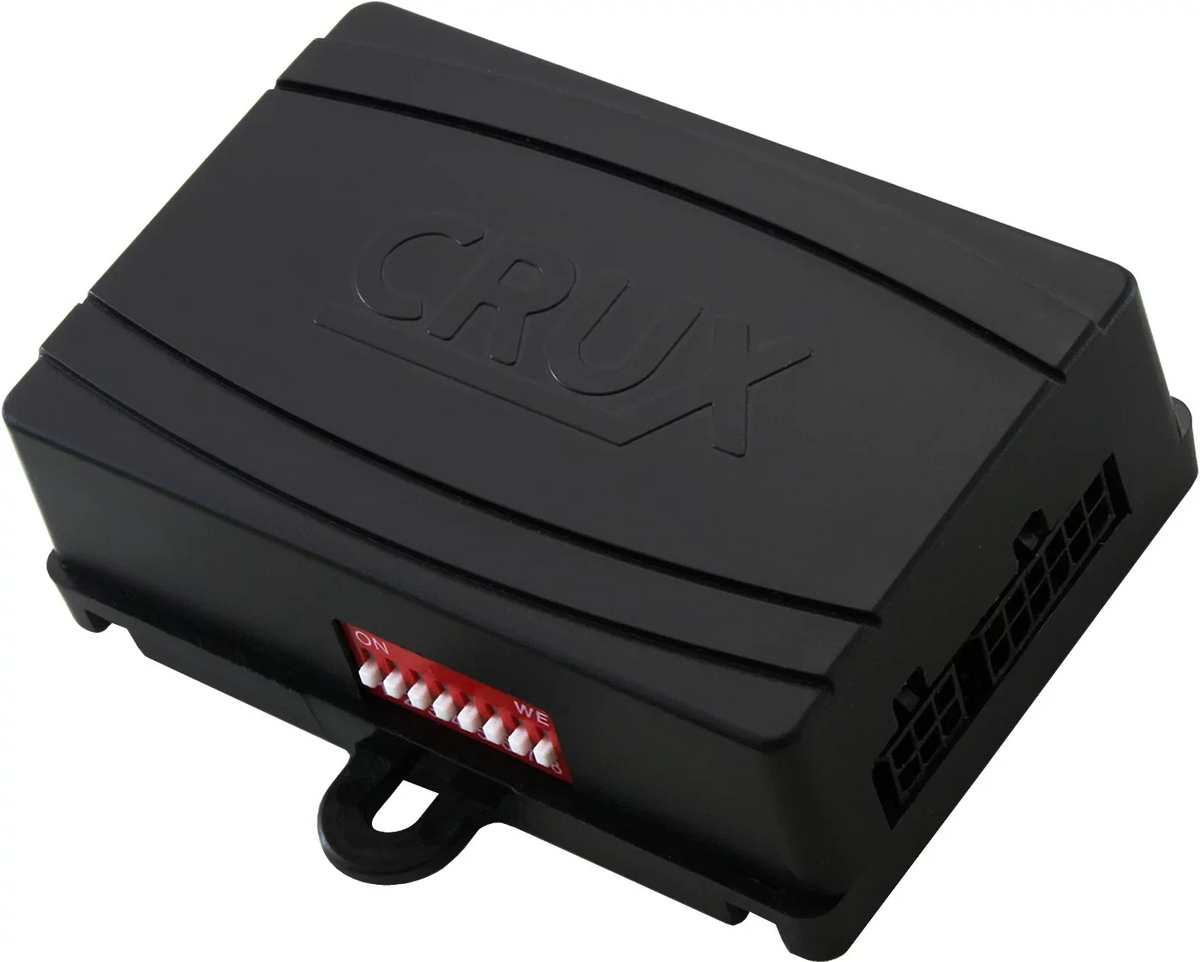A/V Side with Crux View RFM-TUN Tundra Input Mounted and Integration for Mirror Multi Toyota Interface Cameras