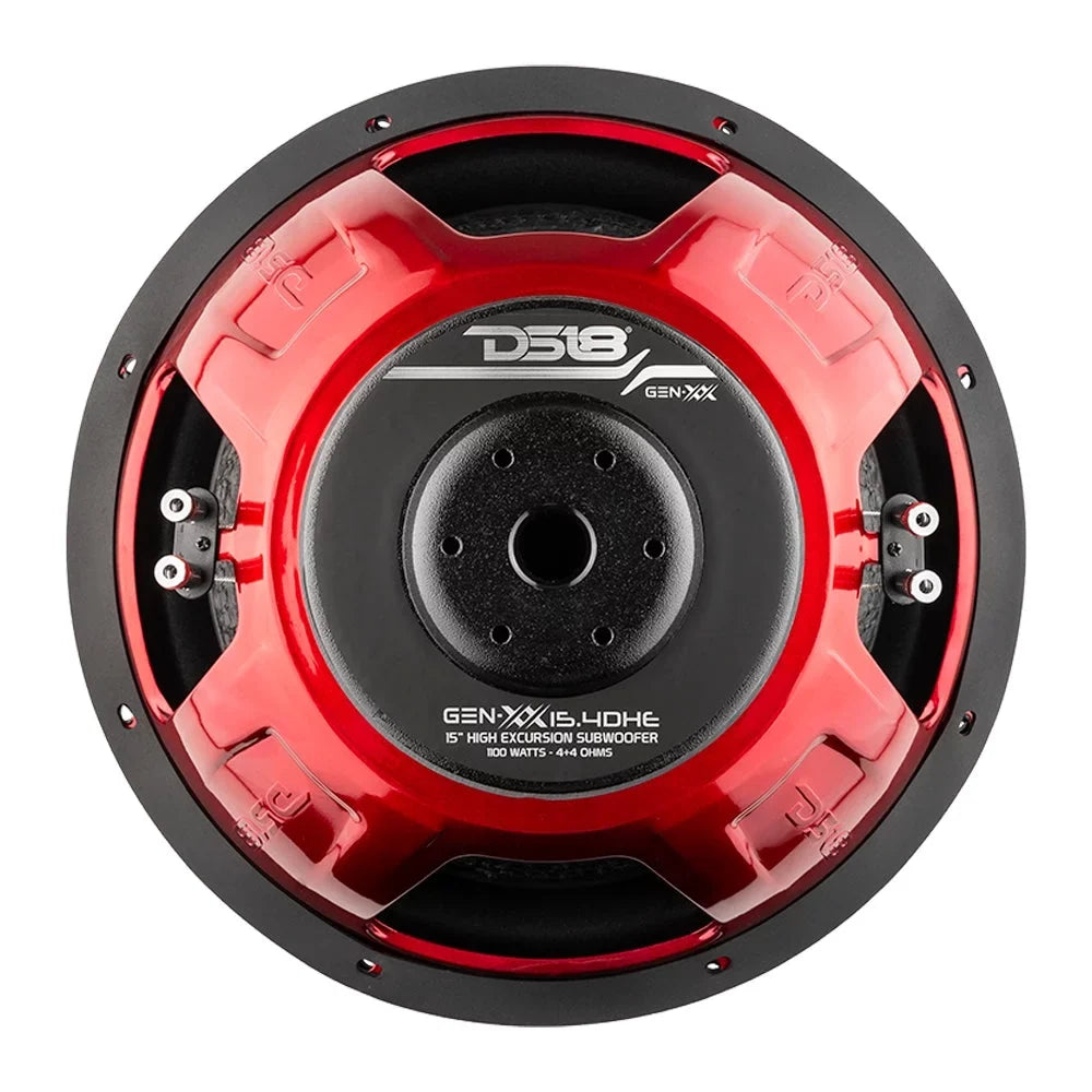 1200 Dual DS18 High 15" W Coil 4-Ohm Subwoofer Excursion GEN-XX15.4DHE Voice