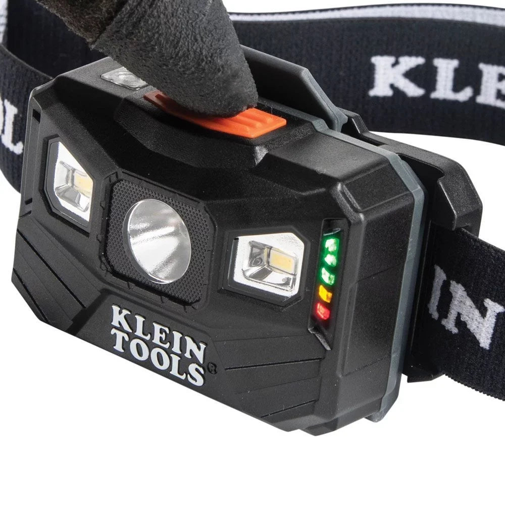 Klein Headlamp with Strap Lumens 56048 400 Rechargeable Fabric Tools