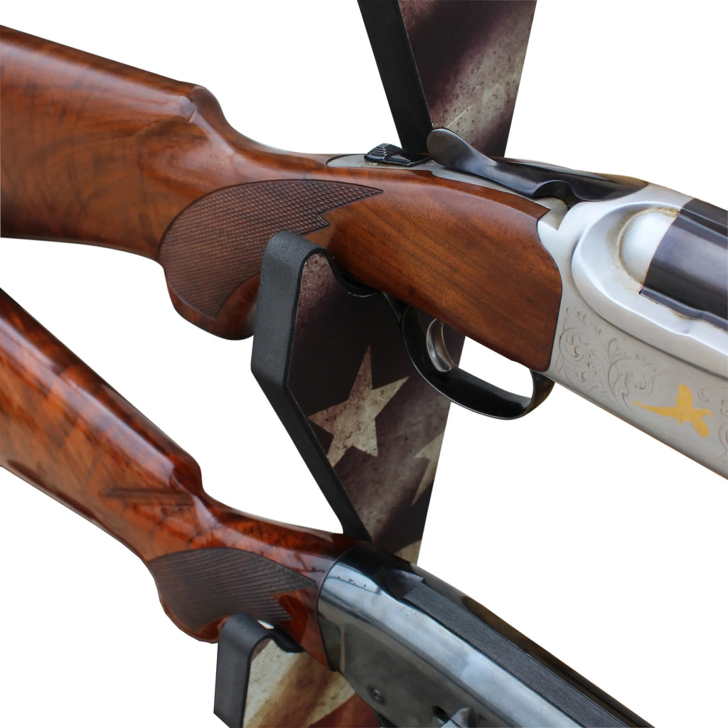 Storage Convenient Finish Display Rush Wall 3 Creations Easy Rifle/Shotgun Creek - Rack Indoor Americana Assembly