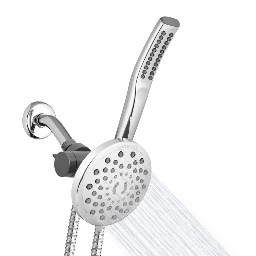 Spa Waterpik Chrome, Massage, XIB-633E-SBX-183ME PowerPulse Shower Combo PowerWand with