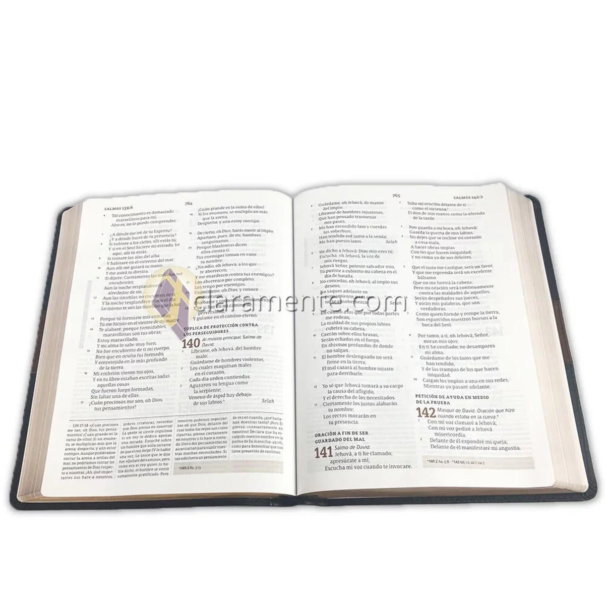 símil Spurgeon, negro/marrón 1960 (Hardcover) estudio de RVR piel Biblia