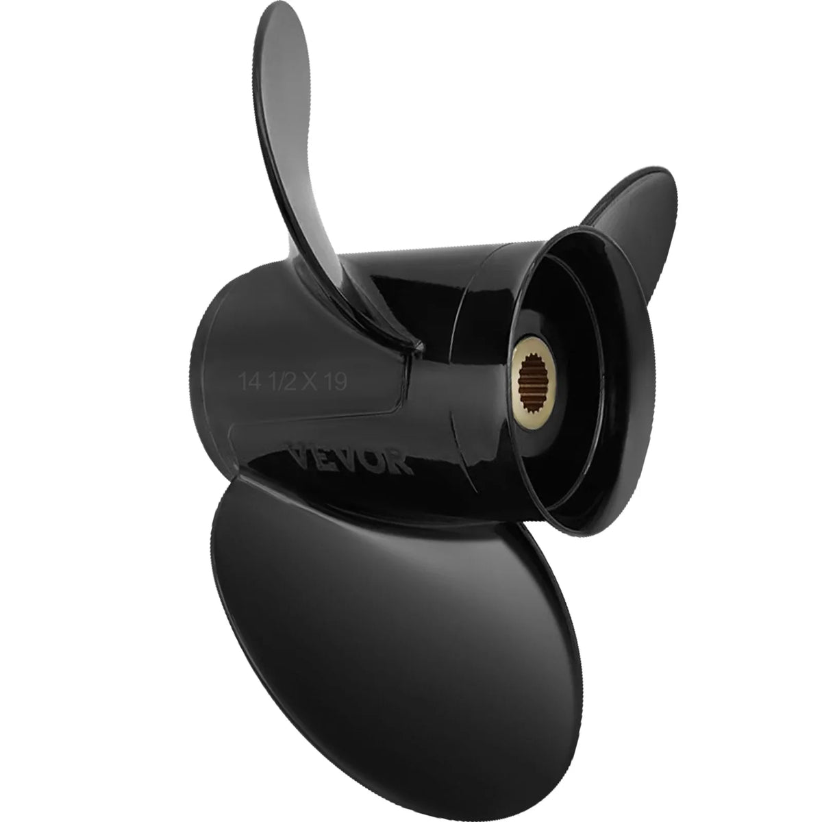 Penta with Outboard Aluminium Outboard 3-Blade x OEM VEVOR 19" Propeller, & 19 Propeller, Volvo SX Teeth Compatible 14.5" Replace 3817468, Boat Engine, Propeller Spline Right-handed for Sterndrives