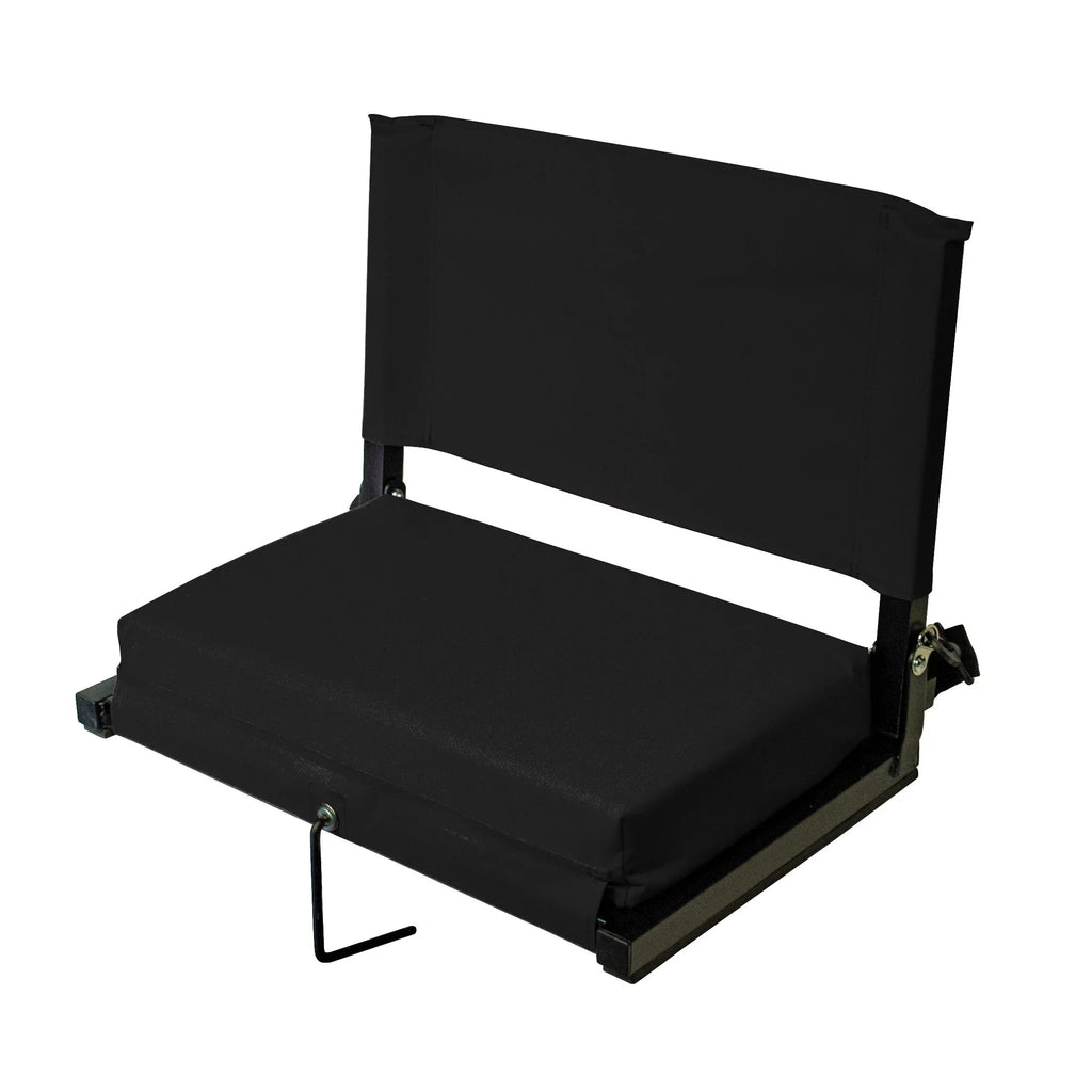 Bleachers by Chairs Back for Comfort, Adjustable Stadium Seat exterior with for Large Ultra-Padded Shoulder Handle Carry Products, Strap Support with Leisure Complete Easy