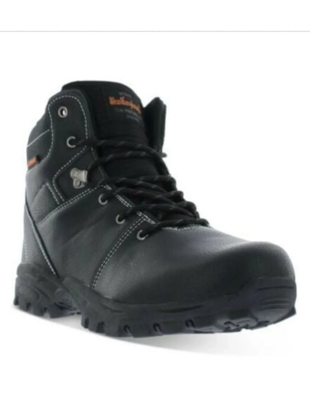 Boots M Round Media Resistant Mens Toe liquid Jeremiah 13 Black VINTAGE WEATHERPROOF Hiking Mixed Padded Lace-Up