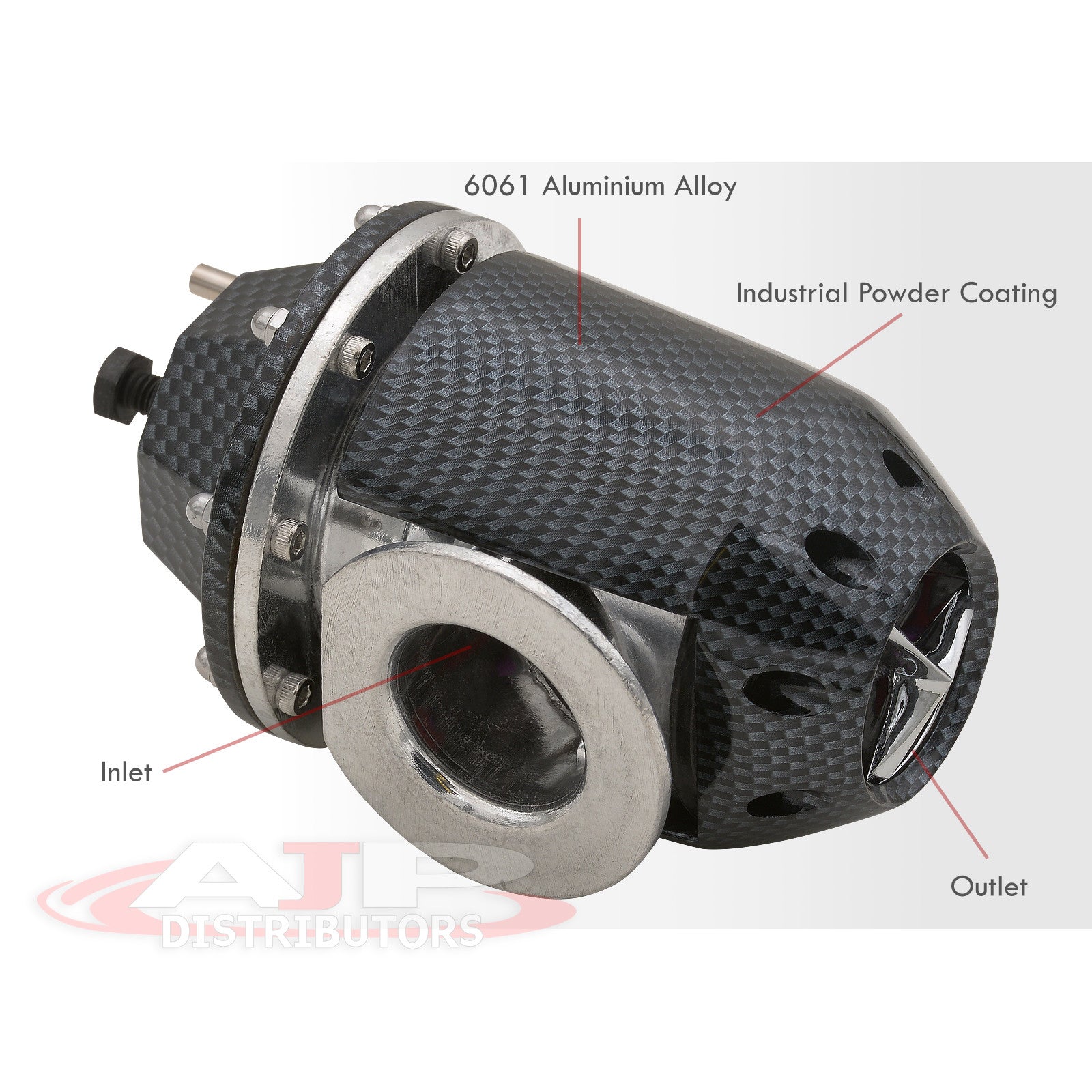 '+ (Carbon Charger Weldable Blow Flange Adapter O-Ring Kit design Valve Fiber) Turbocharger BOV SQV Turbo - Universal Off Aluminum Billet