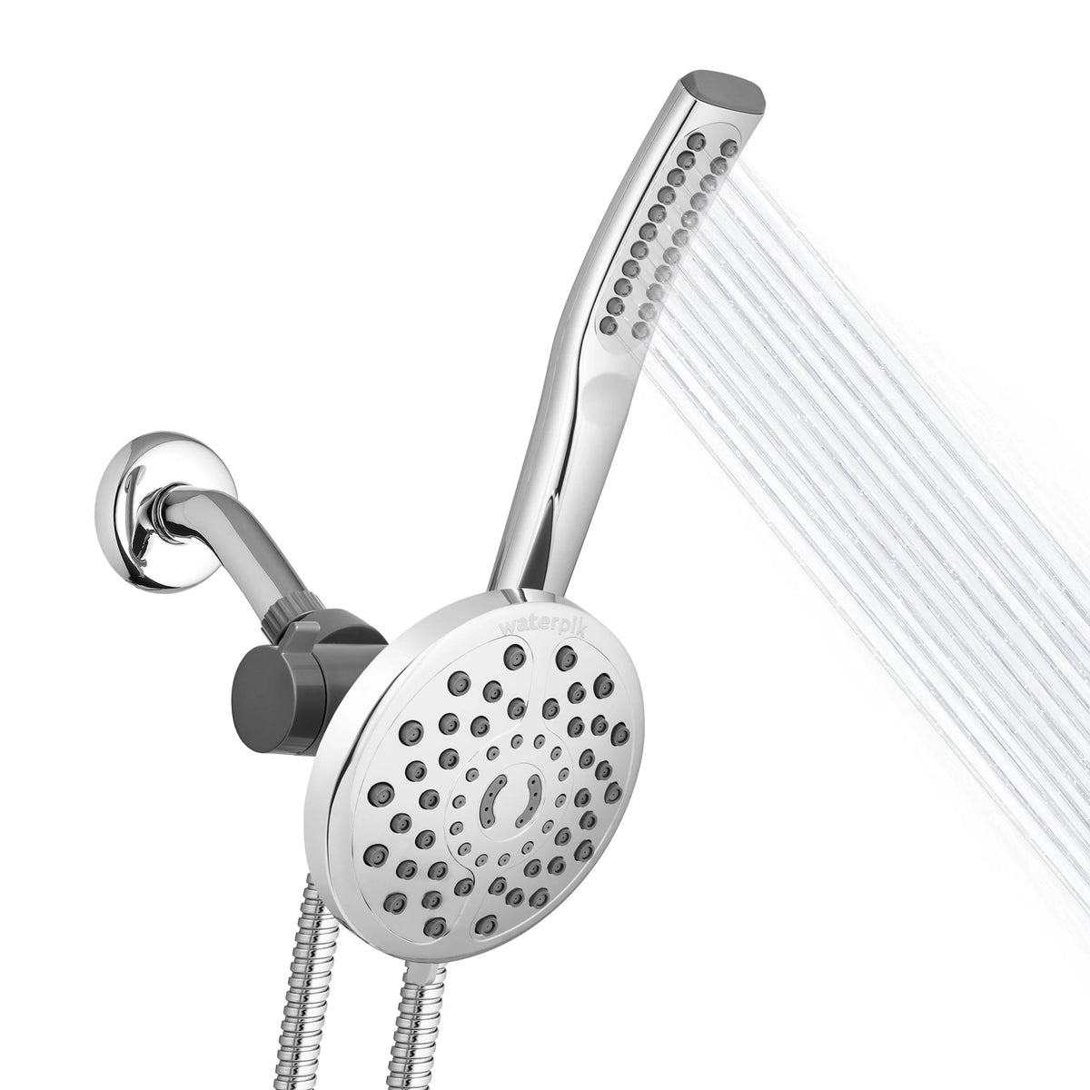 Spa Waterpik Chrome, Massage, XIB-633E-SBX-183ME PowerPulse Shower Combo PowerWand with