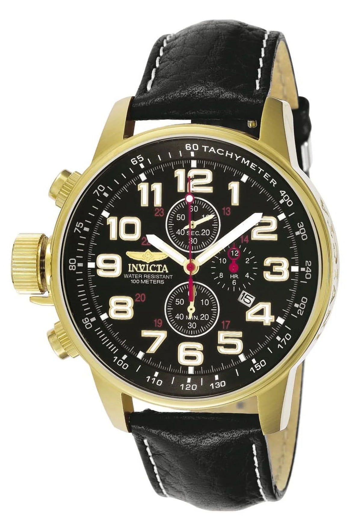 3330 Leather Chronograph I-Force Invicta Watch