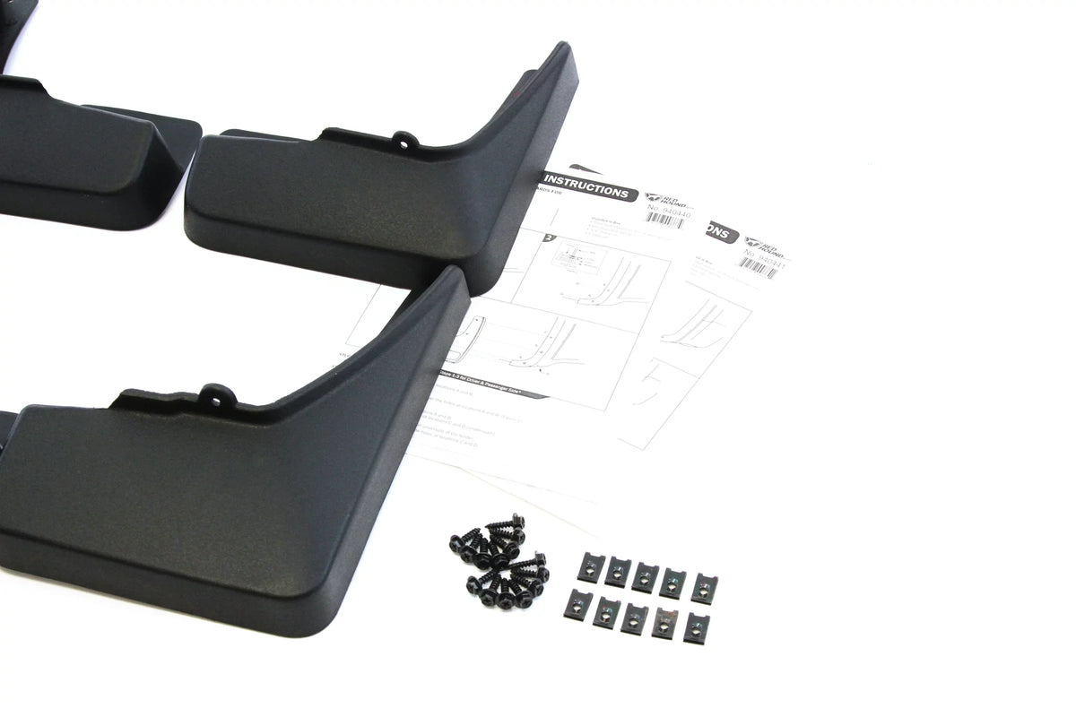 Mud 2010-2015 Rear Splash Hound Compatible Guards Molded Red Front Set GMC with and Full Terrain 19170503 Flaps 4pc Auto