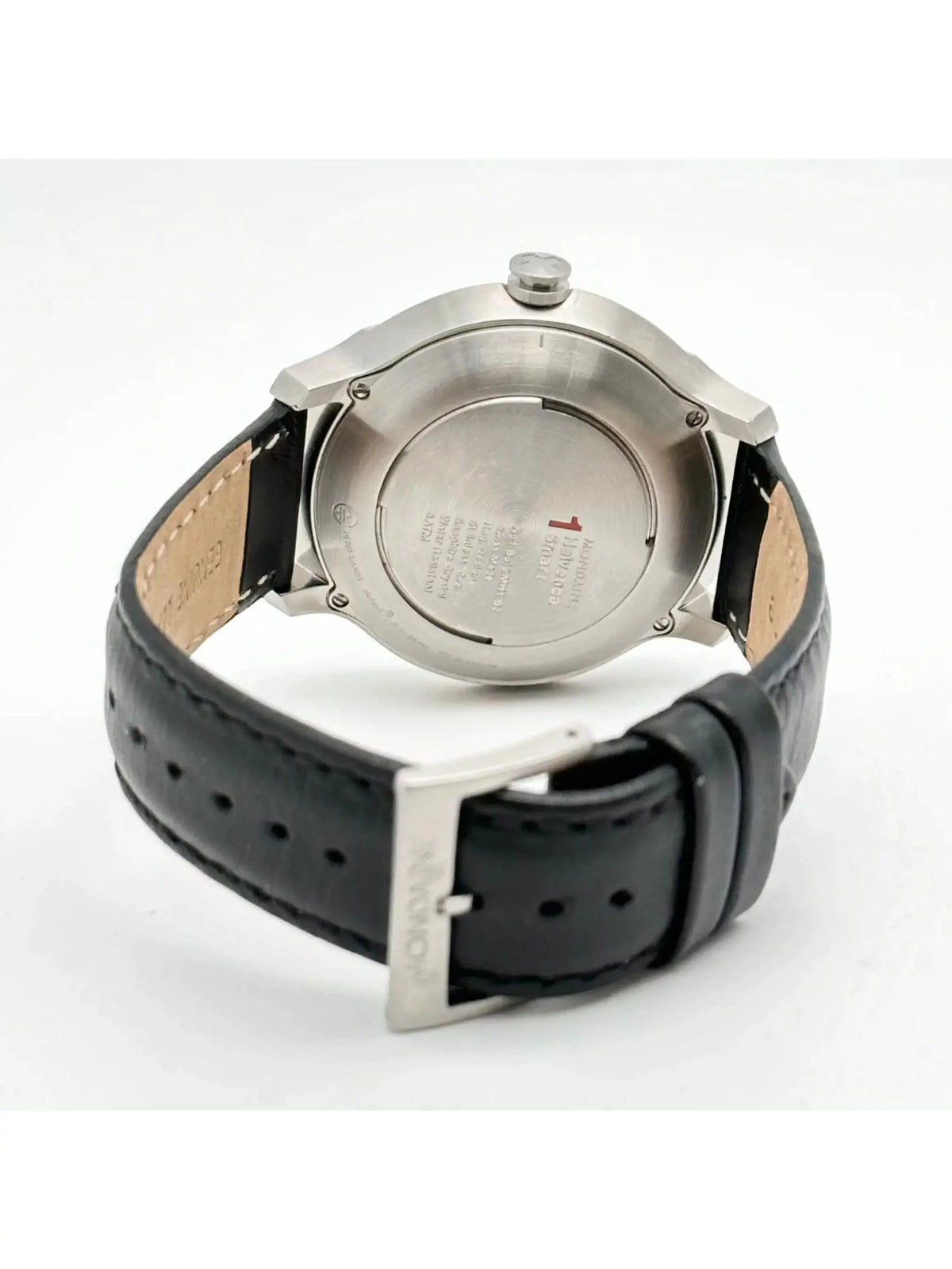 1 SmartWatch Mens MH1.B2S80.LB Silver Mondaine Limited Edition Helvetica Dial