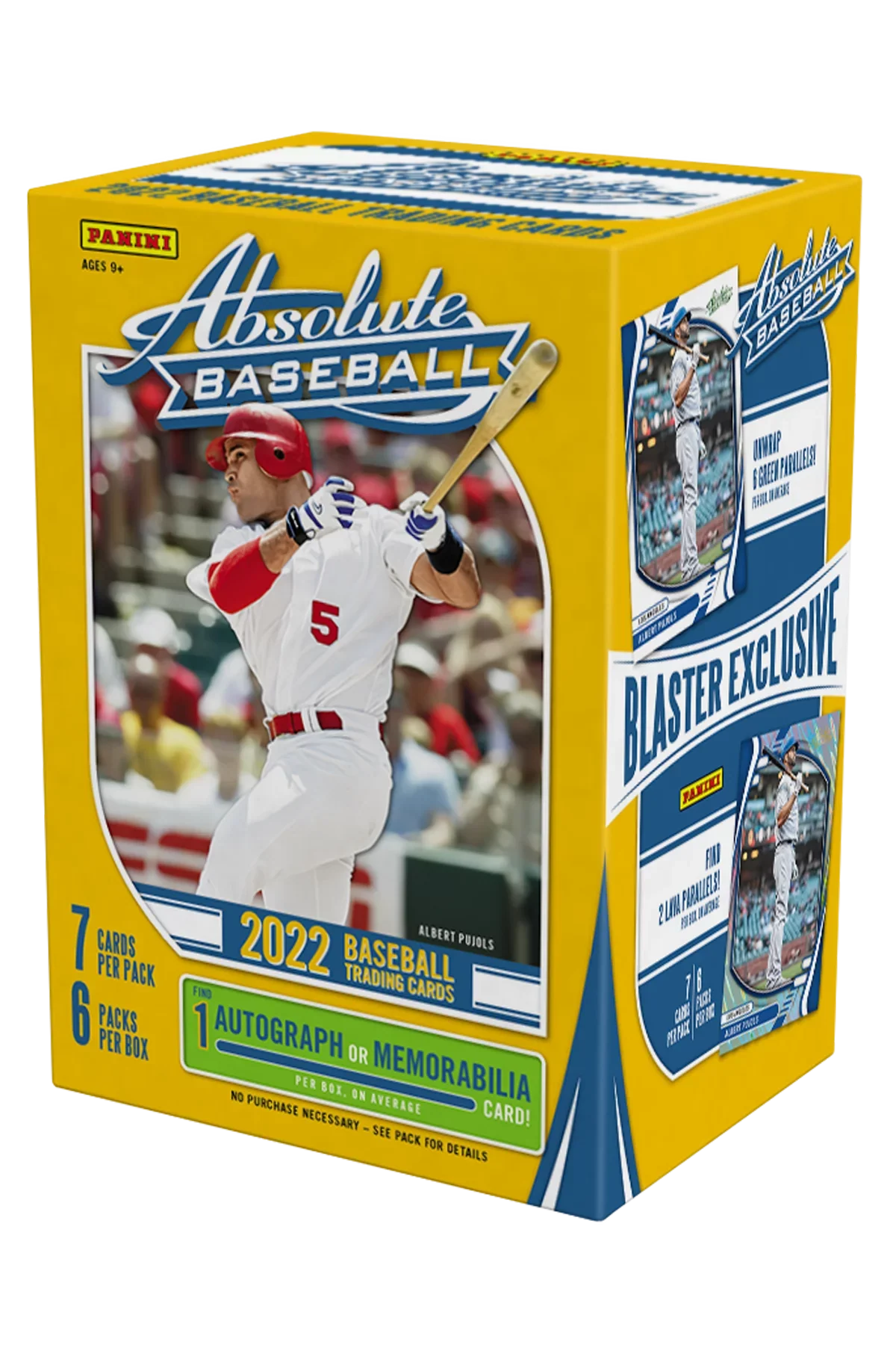 Cards Panini Trading Box Baseball 2022 Absolute Blaster
