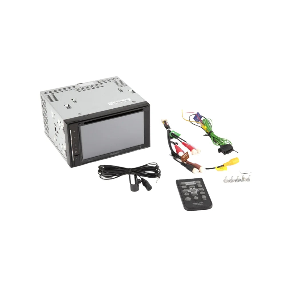 KIT4711 AM/FM F150 Camera/Install for Media Classic DIN 2013-2014 Bundle Double 6.2" Kit/in-Dash with AVH-241EX Pioneer W/ Bluetooth/Backup Digital Car Receiver Dash DVD/CD Stereo Touchscreen