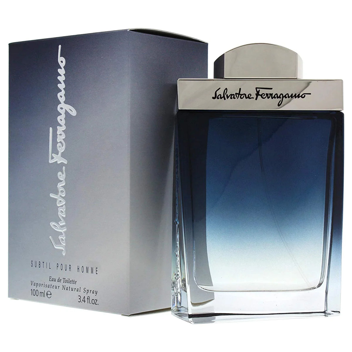 3.4oz Salvatore by Pour Subtil 100ml Ferragamo Spray EDT Homme