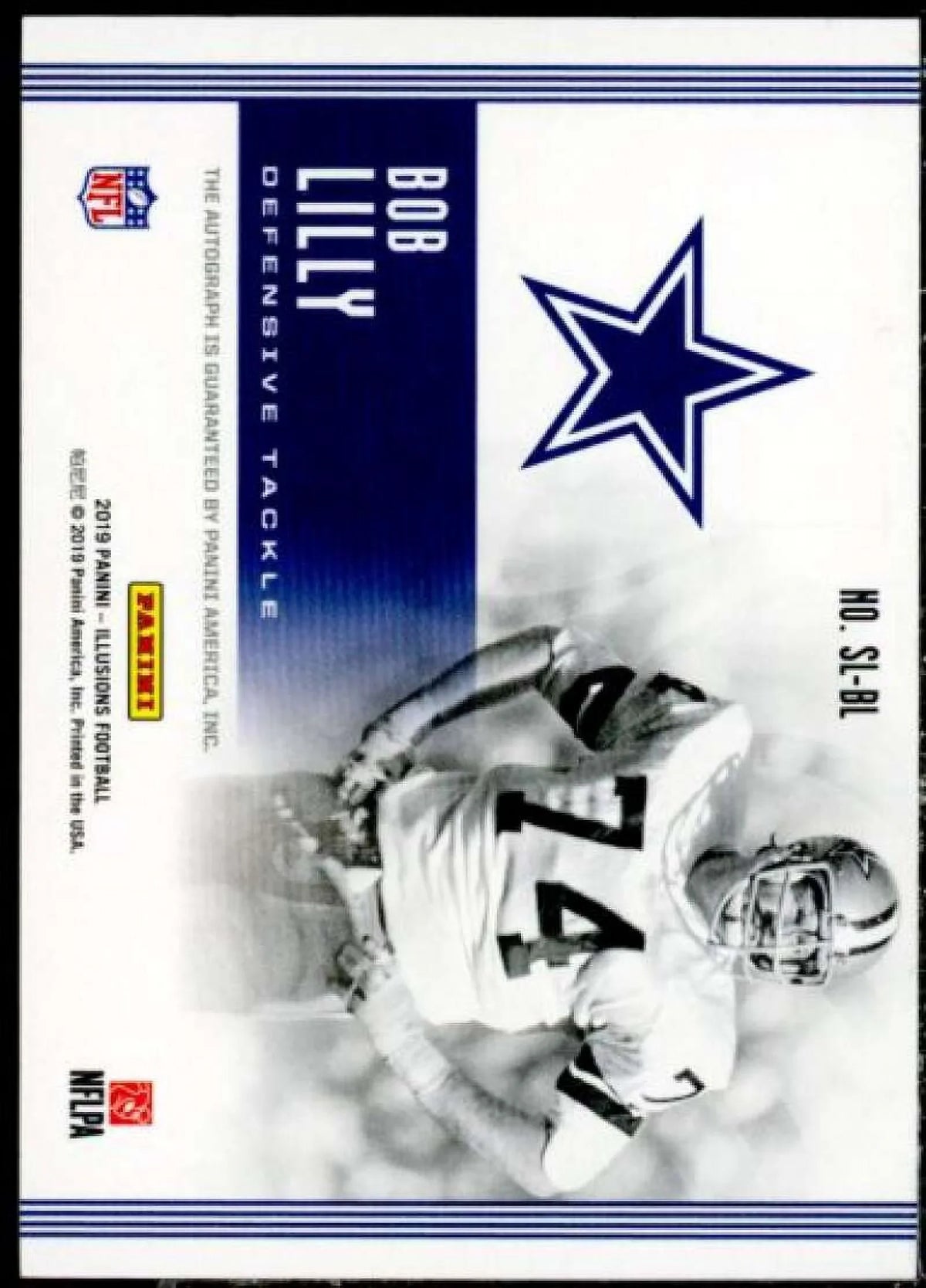 Panini #18 2019 Autographs Bob Illusions Stadium Card Legends Lilly