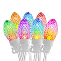 Changing Light 23ft Bulbs String C9 LED Color Lights Christmas Lights exterior, 20 Eva's Waterproof