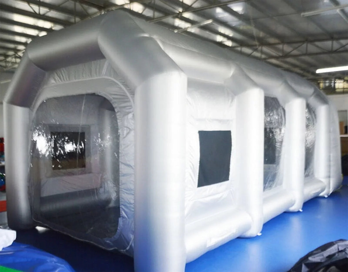 Blower 2 Inflatable Filtration Painting System Booth Portable Car 33*16*11ft TECHTONGDA Inflatable Booth with Spray with Spray Air Booth