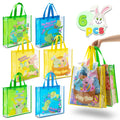 Reusable Tote for Bags Easter Favors Treat with Pcs Easter for Bags Kids, Gift Hunt, Egg Syncfun Easter Party Handles Goodie Supplies Large 6