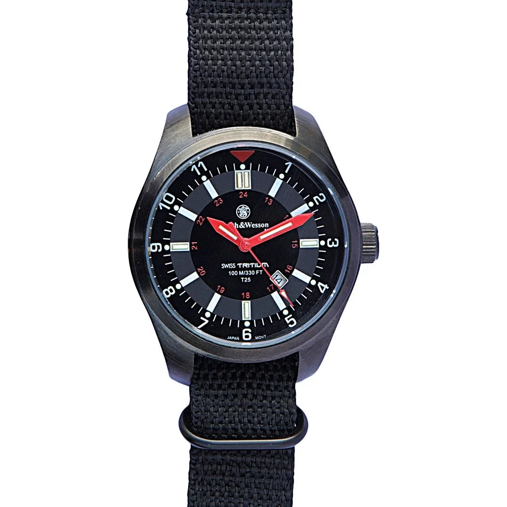Military Interchange S&W 3 Straps Tritium with Watch