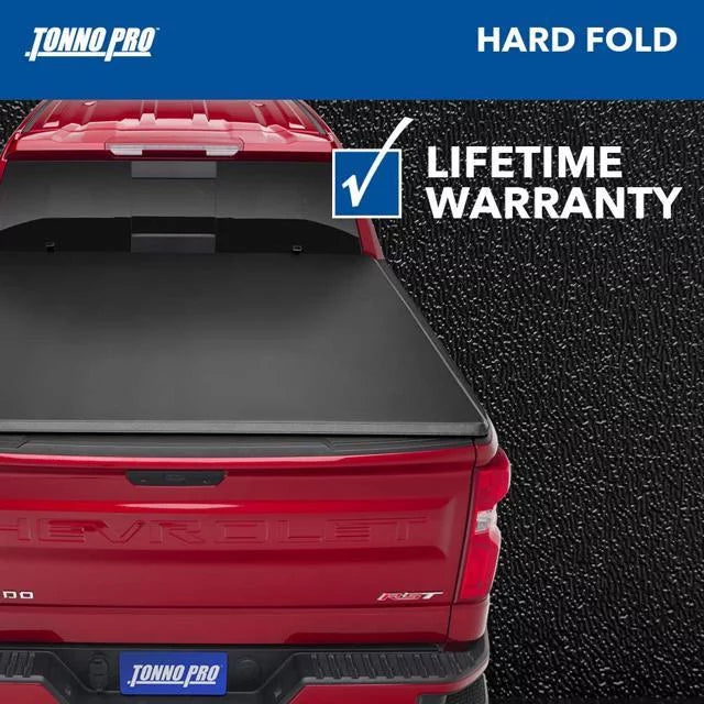 HF-562 | Toyota 2023 | Tonno Cover Hard Bed - Tonneau 2016 (73.7") Fits Fold, Folding 6' Tacoma 2" Pro Hard Truck Bed