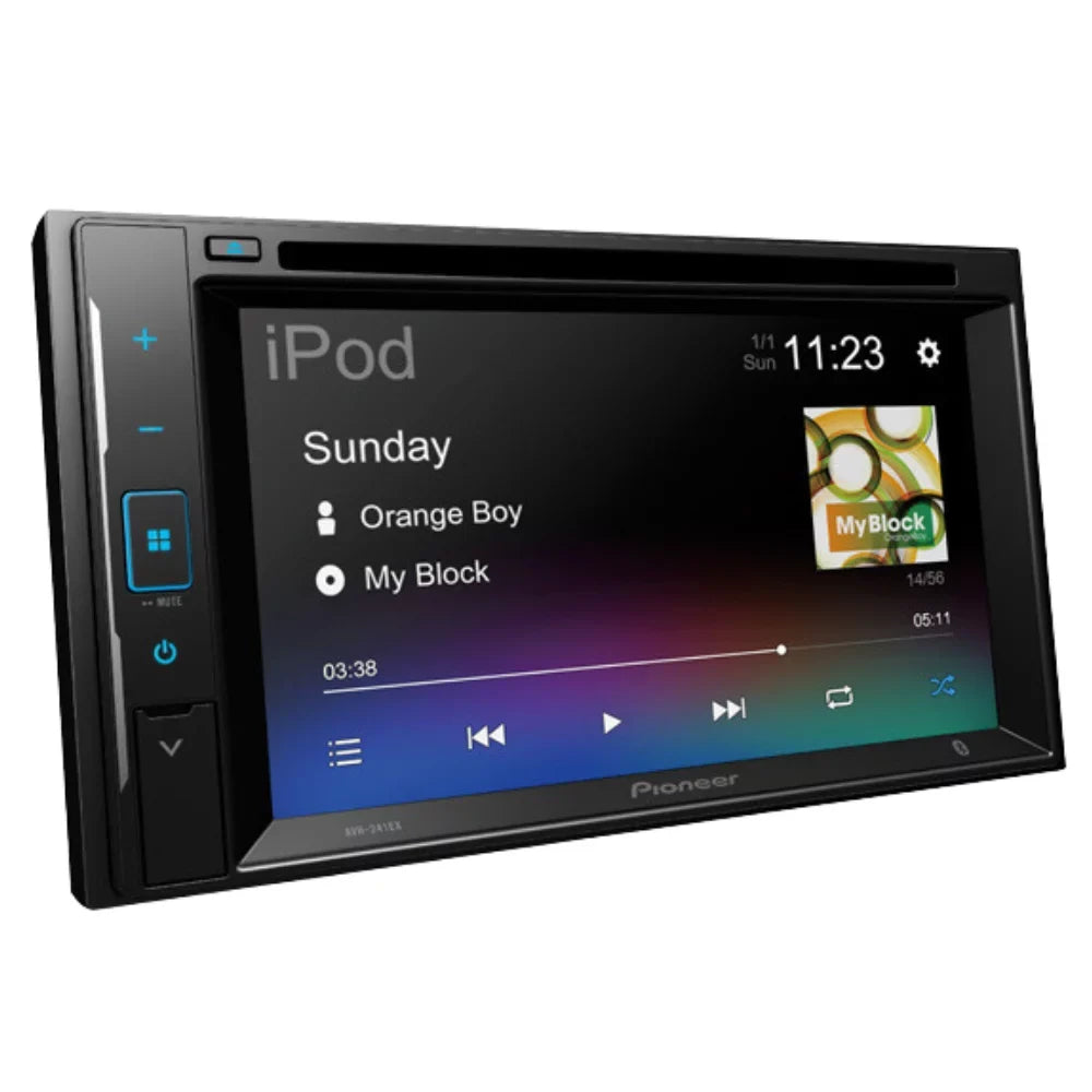 KIT4711 AM/FM F150 Camera/Install for Media Classic DIN 2013-2014 Bundle Double 6.2" Kit/in-Dash with AVH-241EX Pioneer W/ Bluetooth/Backup Digital Car Receiver Dash DVD/CD Stereo Touchscreen